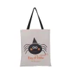 Grands sacs fourre-tout en toile pour Halloween, 6 Styles, sac à main de fête pour tours ou friandises, sac cadeau créatif pour bonbons araignée pour enfants ZZ