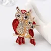 Broschen Viele Design Schöne Papagei Emaille Vogel Tier Brosche Pins Gold Farbe Schmuck Strass Für Frauen Zubehör