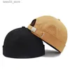 Beanie/Skull Caps Big Size Men Docker Cap Skullcap Stor Sailor Cap Beanie Hats Lady Beret Brimless Hat Skullcap Bonnet Dad Caps 56-61cm 61-68cm Q231130