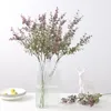 Dekoratif çiçekler yapay plastik okaliptüs dalları simülasyon bitki çiçek aranjman aksesuarları düğün ev bahçesi dekorasyon