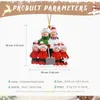 Kerstversiering Gepersonaliseerde kerstversieringen Aangepaste namen Familiehanger Kerstboomversiering Familie van 2-8 Aangepaste naam 231129