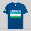 Heren t shirts oezbekistan oezbekistani shirt nation team t-shirt mannen vrouwen tops t-shirt kleding tee streetwear country uzb