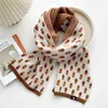 Scarves Wraps MoriBty Winter Knitted Scarf Women Kids Christmas Luxury Neck Wraps Colorful Striped Bufandas Animal Neckerchief for Students 231129