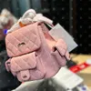 Projektant plecak Mini Portfak Luksus CC Backpack jedno ramię w torbie Crossbody Worka Wysokiej jakości skórzana torebka Duma AS4399