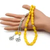 Catena islamica Tasbih Agata Bracciale creativo 33 Perline Sogno Pietra naturale Accessori musulmani Tasbeeh Nappa Gioielli da uomo Misbaha Regalo 231130