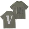 Vlone Men herr designer t shirt representerar man lyxig t -shirt tshirt kvinna skjortor 4xl 22 23 skog vit kvinnor lyx tshirt män s kvinnor designer sommar mode