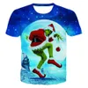 Grinch Cartoon Weihnachten T-shirts 3D Digitaldruck Hochwertige Männer Frauen Kleidung Grinch Squad Lustige Jungen Shirts