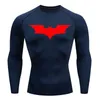 Men s T Shirts T Shirt Long Sleeve Compression MMA Shirt Sun Protection Second Layer Quick Dry Fitness Top Sport Rashgarda Bodybuilding 231130