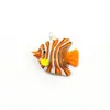 Decorative Objects Figurines 6Pcs Murano Handmade Glass Tropical Fish Mini Pendant Aquarium Decoration Cute Sea Animals Tiny Statue Craft Ornaments 231130