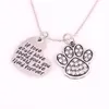 HS29 Gdyby miłość mogłaby cię uratować, żyłbyś na zawsze Serce Charm Crystali Crystal Alloy pasujący do DIY Dog lub Cat lub Bear Pet Naszyjnik272l