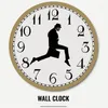 Horloges murales Ministère de Silly Walk Salon moderne Nouveauté Horloge Comédien Décor à la maison Drôle Marche Silencieux Quartz