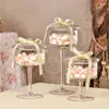 Bakeware Tools Cup in vetro trasparente Cake Pan Stand Cover Wedding Dessert Display Bar Decorazione Piatto Accessori da cucina