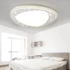 天井照明モダンリモートコントロール調光式LEDランプK9光沢クリスタルライトアクリルリビングルームベッドルーム照明器具