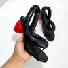 Slippers sweet Love shaped heel summer shoe leather sandals buckle fashion sexy high heels party dress casual flip flops 231130