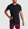 LL – t-shirt d'extérieur pour hommes, tenue de Yoga, séchage rapide, anti-transpiration, haut court, manches masculines, pour Fitness, nouveau style 88