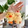 Wholesale Cute duckling staring chicken toy plush doll chicken baby bag hanging decoration children's doll cloth doll