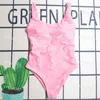Klasyczne drukowane projektant bikini okrągły szyja podciągnij bikini różowy niebieski strój kąpielowy Wygodne szybkie suszone kostium kąpielowy na lato