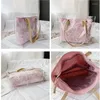 Abendtaschen 2023 Frauen Transparent Tasche Klar PVC Jelly Big Tote Stickerei Blumen Handtasche Schulter Weibliche Dame Sac Large