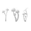 Coroas de grinaldas flores decorativas pequenos cogumelos resina mofo epóxi para artesanato diy jóias fabricando suprimentos estilos aleatórios