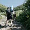 スキーポールウォーキングスティックトレッキングポール折りたたみや高さ調整ハイキング用のウルトラライトスティック