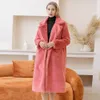 Damen Pelz Kunstpelz Eleganter Langer Winter Kunstpelzmantel Damenmode Plüschpelzmäntel Lose Hochwertige Dicke Warme Winterpelzmantel 231129