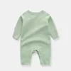 Ensembles de vêtements Hiver chaud combinaison bébé vêtements épais coton né vêtements de nuit vêtements pour enfants bébé fille garçon solide pyjamas ensembles pour enfants 231129