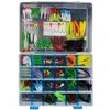 146 Pcs Soft Lure Set Sea Fishing Tackle Fishing Lure Silicone Bait Soft Worm Shrimp Carp Accessories325c