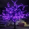 LED extérieure artificielle fleur de cerisier arbre lumière lampe d'arbre de Noël 1248pcs LED 6ft 1 8M hauteur 110VAC 220VAC imperméable à la pluie Drop263P