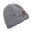 Beanie / Skull Caps Novo chapéu de inverno unissex Adicionar lã quente boné elegante macio gorro para homens mulheres ao ar livre engrossar esportes de esqui chapéu de malha J231130