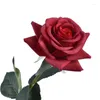 Fiori decorativi Rosa artificiale Sensazione realistica Fiore di seta Compleanno San Valentino Regalo per moglie e fidanzata Casa El Matrimonio