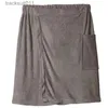 Szaty męskie 2022 Miękkie szlafroki wygodne domowe noszenie stałych kolorów męskie szlafrok i piżamę przenośne szlafroki bawełniane szlafroki L231130
