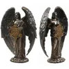 Bronzed Seraphim Six-winged Guardian Angel With Sword And Serpent Big Statue Resin Statues Home Decoration 211229249W