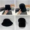 Fashion Designer Fisherman Caps for Women Baseball Hats in Velvet Winter Warm Hats Black 25463