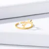 Cluster Ringe Golden Sunshine Design Männer oder Frauen Ring Mode Finger Schmuck Geschenk