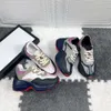 2023 Designer Outdoor Girls Boys Stampa Designers Scarpe da corsa moda traspirante vintage in vera pelle di marca 26-35