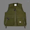 Gilet e gilet da uomo Cappotti Gilet giapponesi da esterno multitasche Sport funzionali traspiranti per il tempo libero Camping Giacche senza maniche larghe