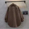 Giacche da donna Autunno Inverno Abbigliamento Giacca in finto cashmere Cappotto Caldo Taglie forti Lana di agnello Pelliccia da donna all'ingrosso