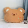 Almofadas de pelúcia Almofadas 45cm Kawaii Coelho Macio Urso Almofada Bichos de pelúcia Confortável Brinquedo de Pelúcia Almofada Traseira Abraço Travesseiro de Dormir Presentes de Aniversário 231129