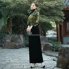 Ethnic Clothing 2023 Chinese Autumn Winter Traditional Art Blouse Women Elegant Vintage Hanfu Top Graceful Warm Short Coat A797