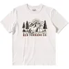 T-Shirts für Herren Red Mountain Series Grafik-T-Shirt Rundhals-Kurzarm-T-Shirt Herren Amekaji