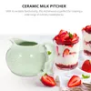 Dinnerware Sets Tea Set Ceramic Milk Jug Maple Syrup Dispenser Creamer Container Ceramics Small Pitcher