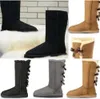 Bota neve botas quentes tornozelo botas australianas clássicas mulheres mini meio inverno pele completa fofo peludo cetim eua chinelos quentes ug