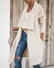 Women's Knits Bohemian Long Sweater Cardigan Women Knitwear Turn-Down Collar Winter Coat Female Oversized Cardigans Autumn