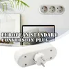 Strömremsor Förlängningssladdar Surge Protectors 3 Fack 16A 250V EU Socket Multipla Plug Standard German Strip European Adapter 231130