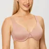 Bra's Plus Size Lace Seamless Minimizer BH Underwire Full täckning Non -Padded Underwear 34 36 38 40 42 D DD E F G 231129