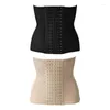 Ceintures 50JB Ceinture de récupération post-partum pour femme 6 crochets Respirant Mesh Waist Trainer Cincher