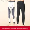 Thermisch ondergoed voor heren Elastische panty's voor heren Legging Thermosbroek Winter Thermisch ondergoed voor heren Bot Warme dikke lange onderbroek Broek met bodem L231130