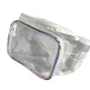Designer-Fashion Women PVC Laser Multifunctional Clear Fanny Packs Sport Travel Waist Bags256B255N