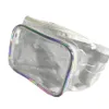 Designer-Mode-Damen-PVC-Laser-Multifunktions-Klar-Fanny-Packs-Sport-Reise-Taillentaschen256B255N