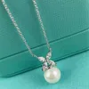 High version exquisite pearl necklace light luxury and niche women's model new French highend design temperament collarbonegift for women with box